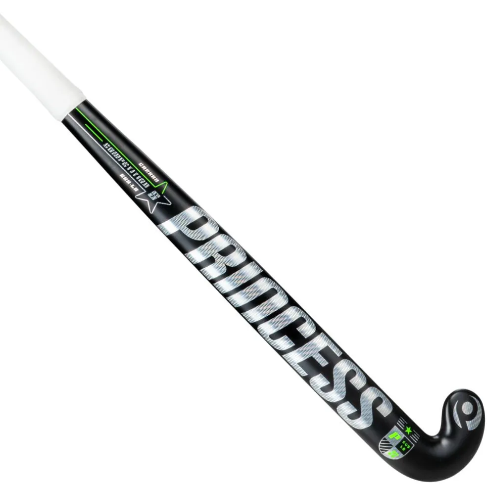 Princess Hockey Competition 5 STAR SG9 Low Bow hockeystick black green - 36,5 inch