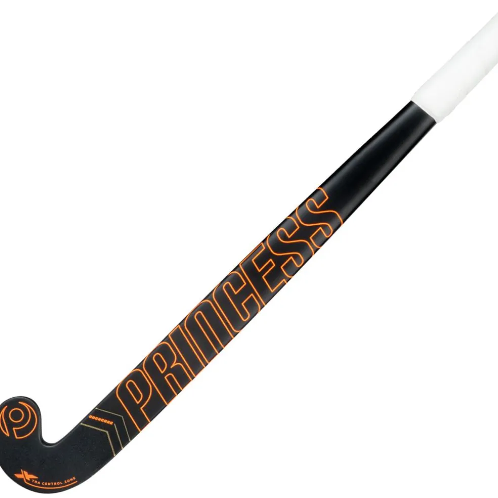 Princess Hockey Premium 7 STAR SG9 Low Bow hockeystick black orange