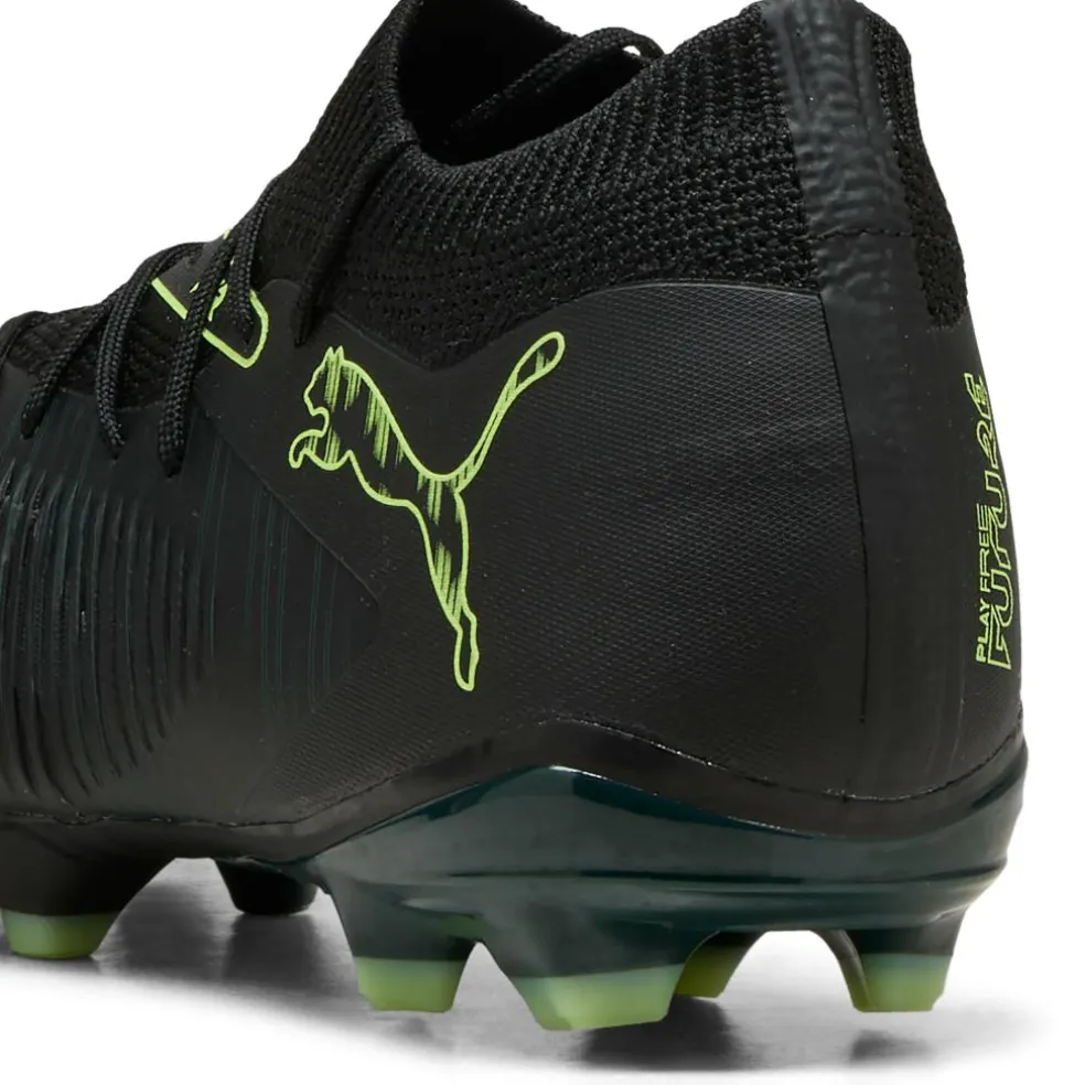 Puma Future 8 Match FG - AG voetbalschoenen PUMA black fizzy light green terrain