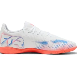 Puma Future 8 Play It IC zaalvoetbalschoenen PUMA white PUMA black glowing red
