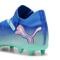 Puma FUTURE 7 PRO FG AG voetbalschoenen heren bluemazing PUMA white electric peppermint