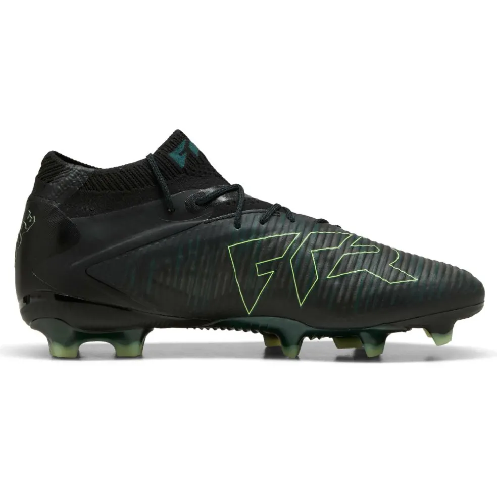 Puma Future 8 Ultimate FG voetbalschoenen PUMA black fizzy licht green terrain