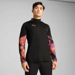 Puma IndividualCUP 1/4 Zip trainingsshirt heren PUMA black