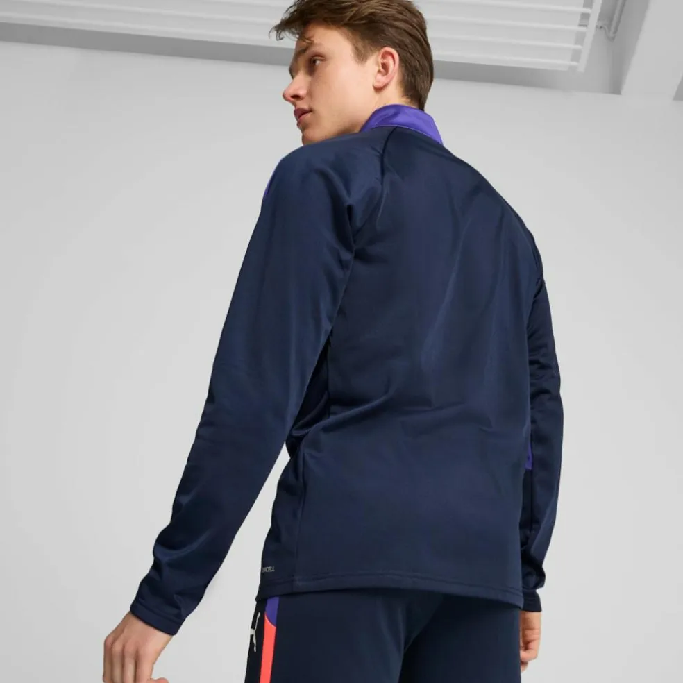 Puma IndividualLIGA 1/4 Zip trainingsshirt heren club navy