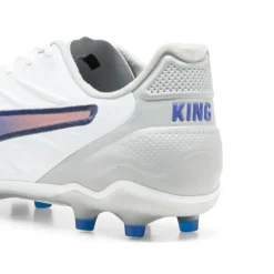 Puma KING PRO FG AG voetbalschoenen heren PUMA white bluemazing flat light grey