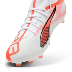 Puma ULTRA 5 MATCH+ FG AG voetbalschoenen heren PUMA white PUMA black glowing red