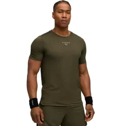 Puma x HYROX Cloudspun ThermoAdapt shirt heren dark olive