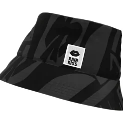 Rainkiss Back to Black Art Camo Bucket regenhoed black