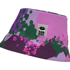Rainkiss Digi Spring Camo Bucket regenhoed purple