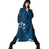 Rainkiss Japanese Blossom regenponcho blue