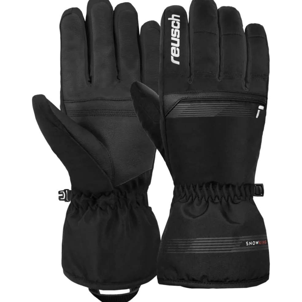 Reusch Snow King handschoenen black white