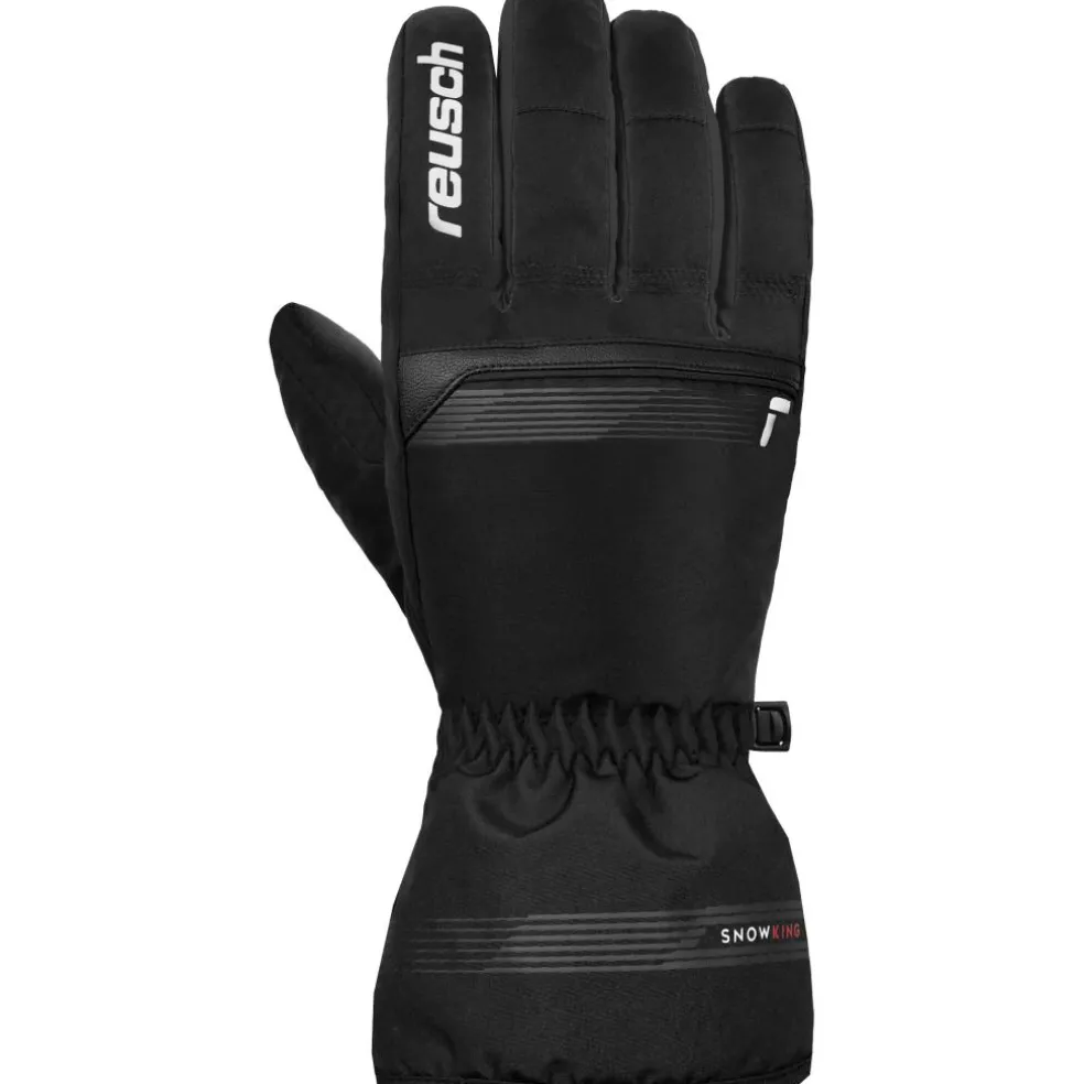Reusch Snow King handschoenen black white