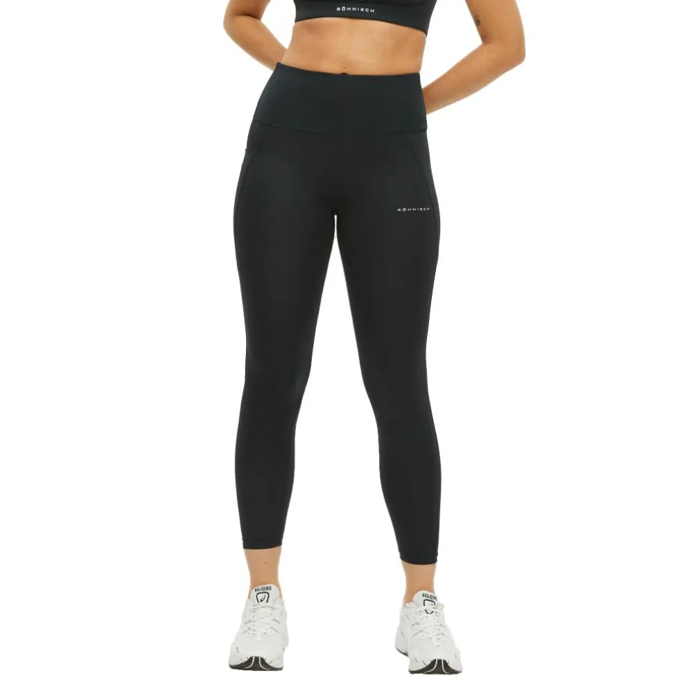 Röhnisch Flattering Curved High Waist sportlegging dames black
