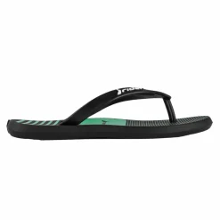 Rider R1 Style Kids slippers junior black green