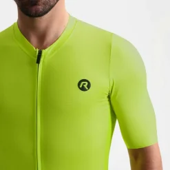 Rogelli Distance fietsshirt heren lime