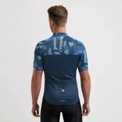Rogelli Essential Graphic fietsshirt heren blauw