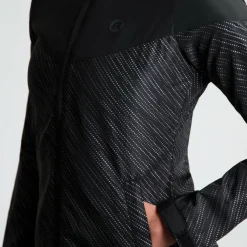 Rogelli Essential Hi Vis hardloopjack dames zwart  reflection