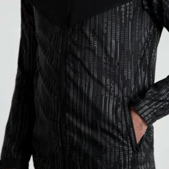 Rogelli Essential Hi Vis hardloopjack heren zwart  reflection