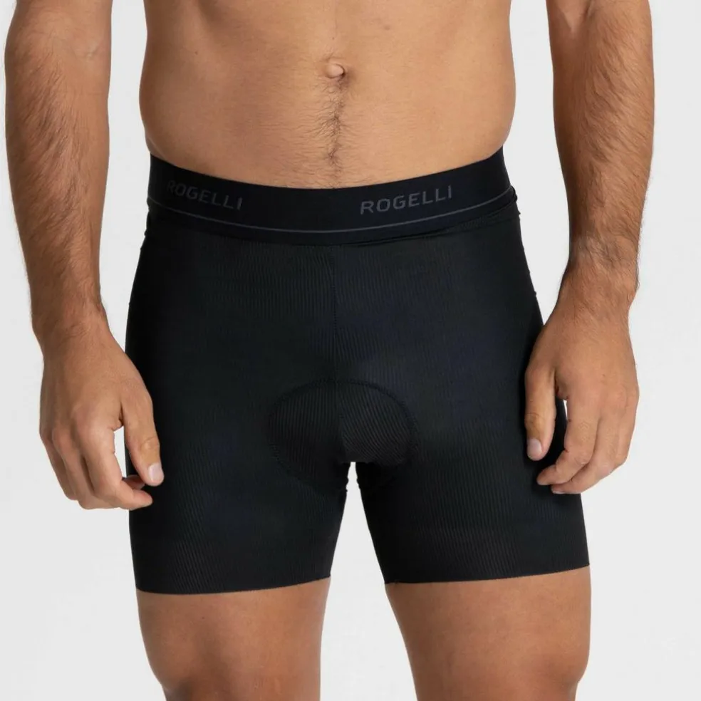 Rogelli Prime fietsonderbroek heren zwart