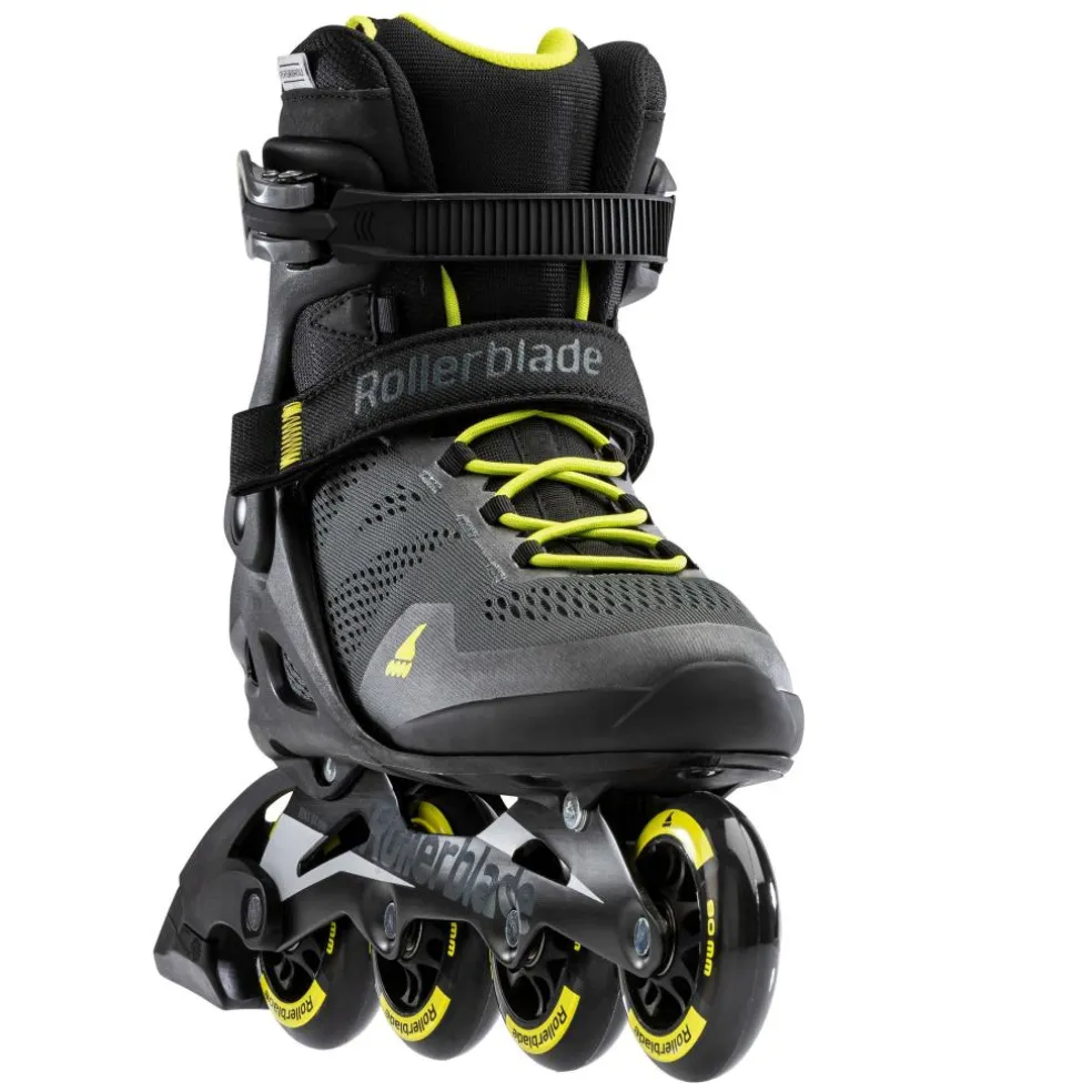 Rollerblade Macroblade 80 inline skates heren black lime