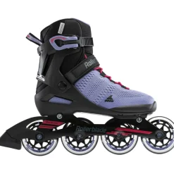 Rollerblade Sirio 84 inline skates dames smokey purple hot  pink
