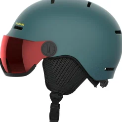 Salomon Orka Visor skihelm junior north atlantic