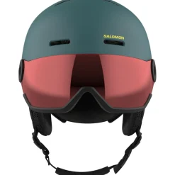 Salomon Orka Visor skihelm junior north atlantic