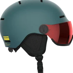 Salomon Orka Visor skihelm junior north atlantic
