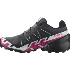 Salomon Speedcross 6 hardloopschoenen dames ebony white berry