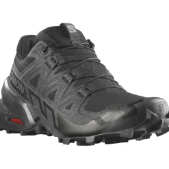 Salomon Speedcross 6 hardloopschoenen dames black phantom