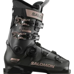 Salomon S/Pro Supra X90 MV BOA skischoenen dames black  beluga pink gold