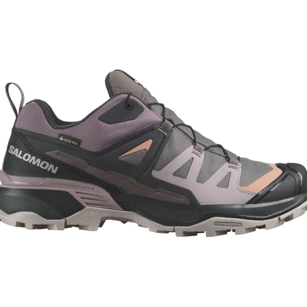Salomon X Ultra 360 GTX Lo wandelschoenen dames plum kitten phantom cork