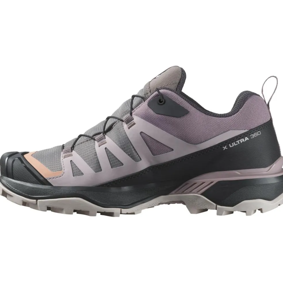 Salomon X Ultra 360 GTX Lo wandelschoenen dames plum kitten phantom cork