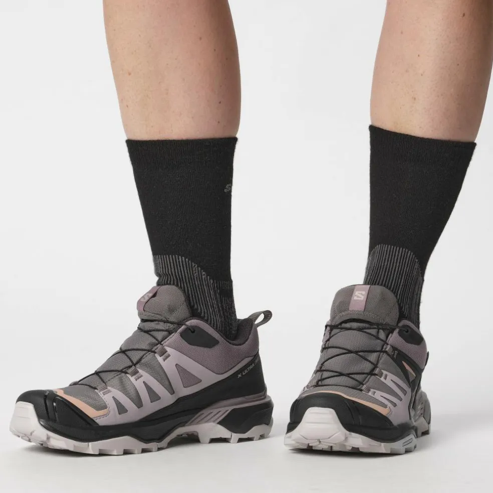 Salomon X Ultra 360 GTX Lo wandelschoenen dames plum kitten phantom cork