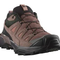 Salomon X ULTRA 360 LEATHER GORE-TEX wandelschoenen dames cognac peppercorn black