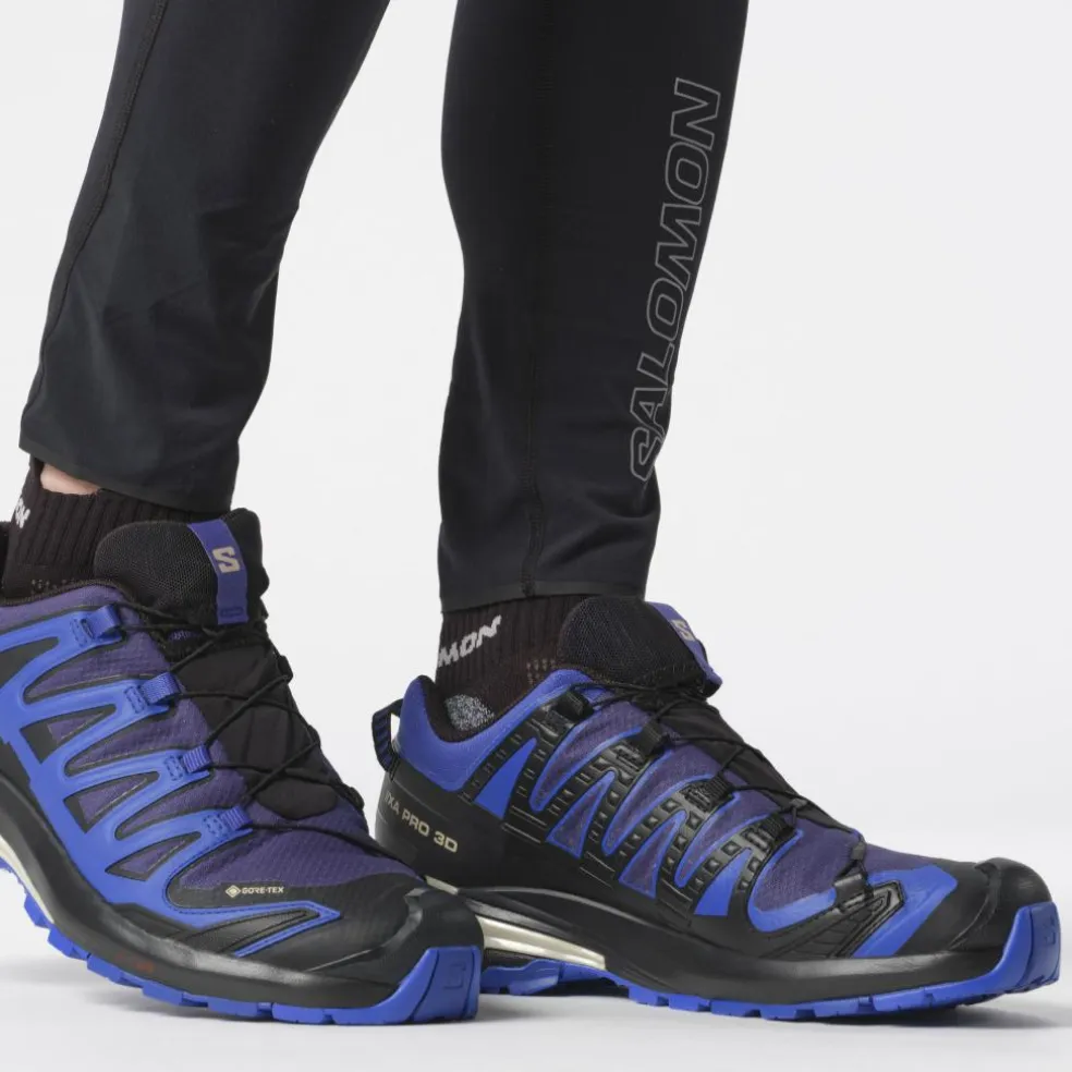 Salomon XA PRO 3D V9 GORE-TEX wandelschoenen heren blue print surf the web lapis blue