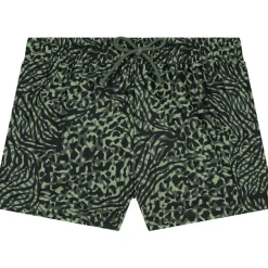 Shiwi SIL zwemshort junior forest green mixed animal