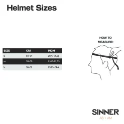 Sinner Combi-pack CREST skihelm met Toxic skibril white