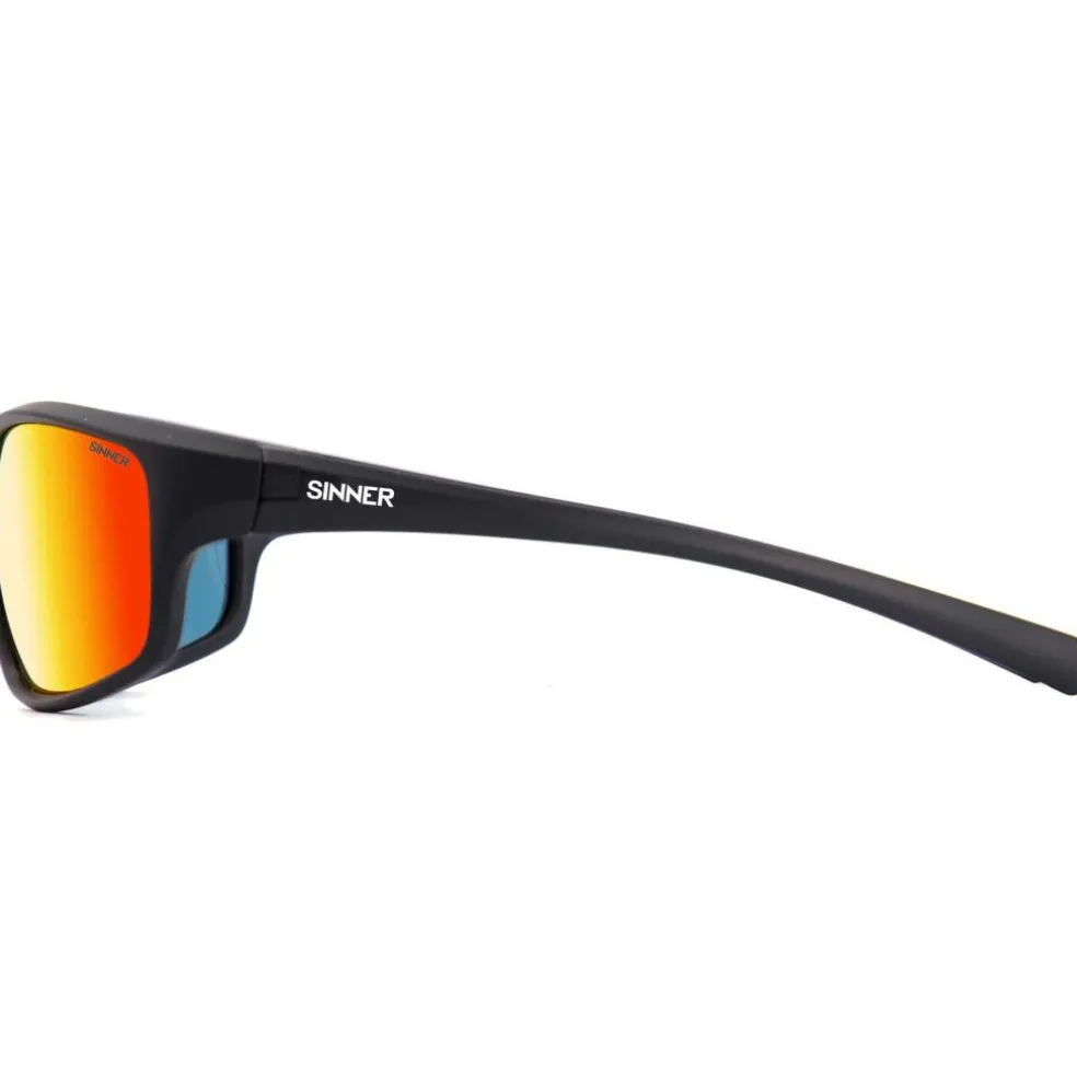 Sinner Fonds Sintec zonnebril brown red oil matte black