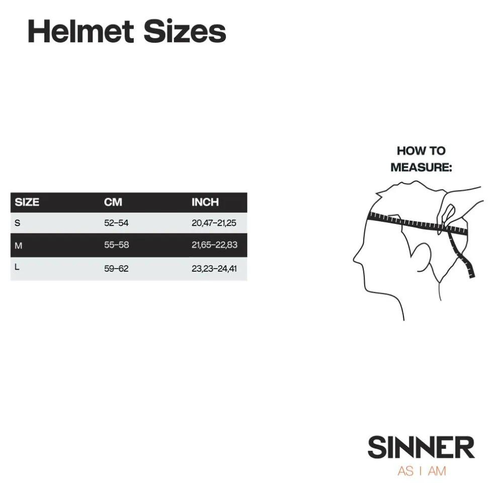 Sinner MONTBLANC VISOR skihelm black