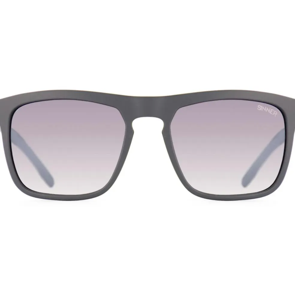 Sinner Thunder Teen zonnebril gradiant smoke matte black