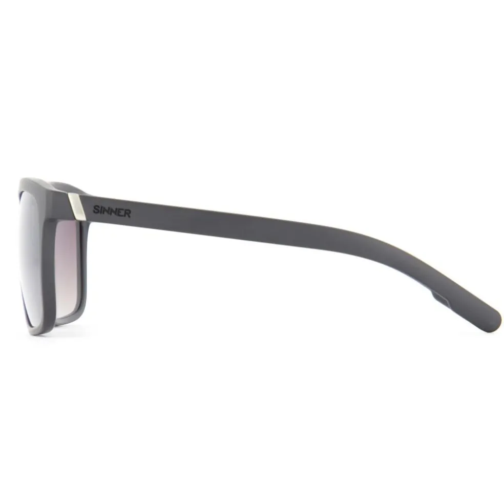 Sinner Thunder Teen zonnebril gradiant smoke matte black