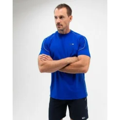 Sjeng Sports  Brayen tennisshirt heren blue neon