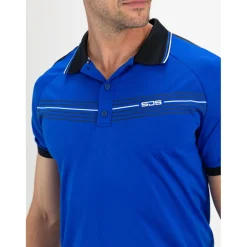 Sjeng Sports Celio tennispolo heren blue neon