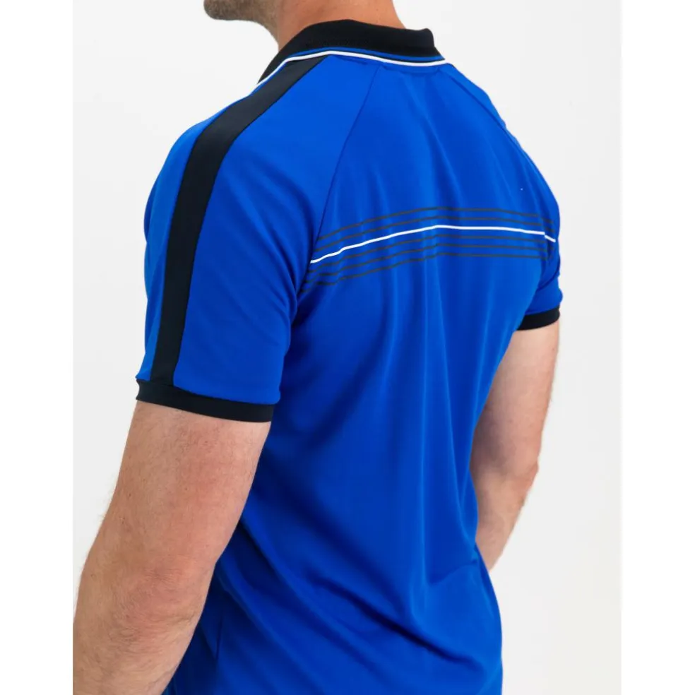Sjeng Sports Celio tennispolo heren blue neon