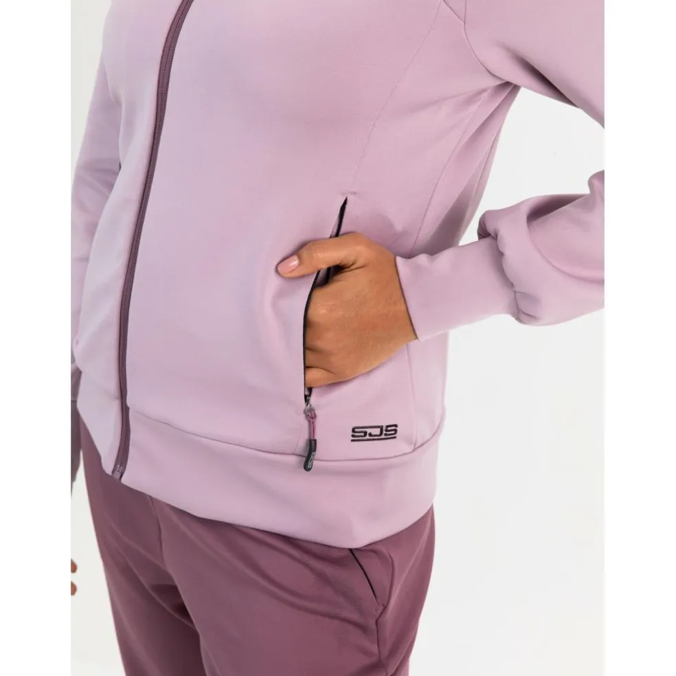 Sjeng Sports Olwen trainingsjack dames powder pink