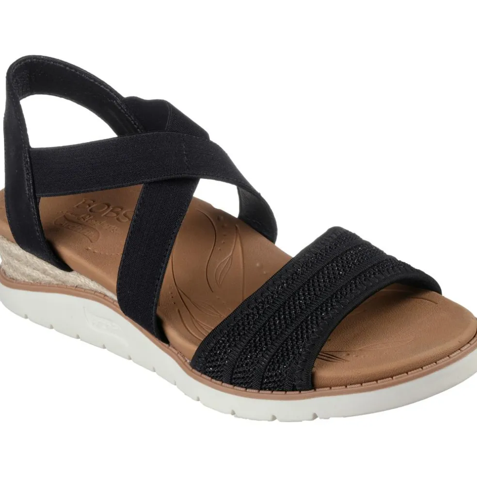 Skechers BOBS Arch Fit Beach Kiss - Boho Beyond sandalen dames black