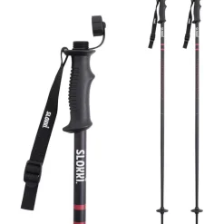 Slokki Skistokken zwart - 115 cm