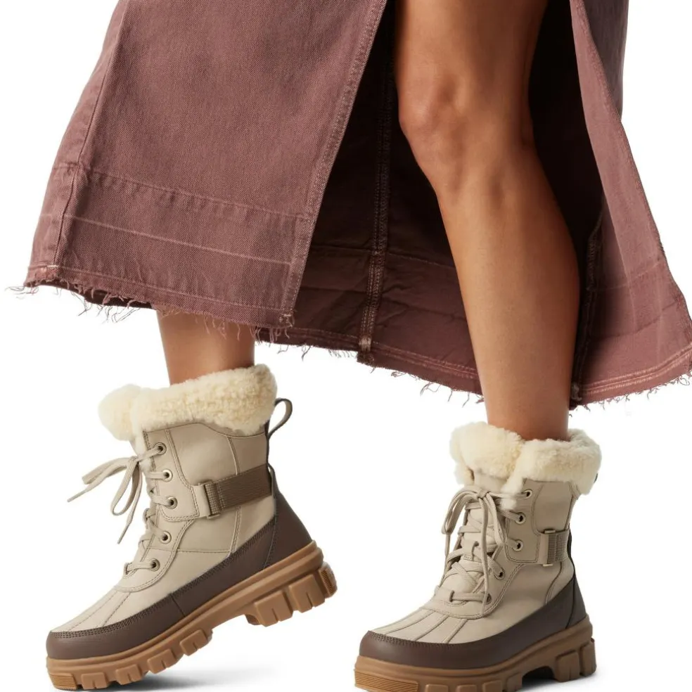 Sorel Torino V snowboots dames omega taupe gum