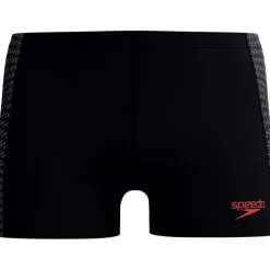 Speedo Endurance+ Tech Panel zwemboxer heren black red